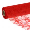 Floristik24 Stolová páska červená fleece 30cmx25m