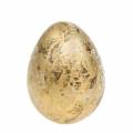 Floristik24 Prepeličie vajíčko ako dekorácia prázdne zlaté 3cm 50ks