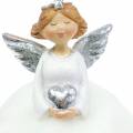 Floristik24 Vianočná dekorácia anjel kývajúci postavička anjel strážny V18cm