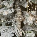 Floristik24 Ozdoby na vianočný stromček sklenené Ozdoby na vianočný stromček vintage 15cm 3ks