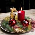 Floristik24 Vianočná dekorácia figúrka sob drevo 21cm