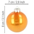 Sada vianočných ozdôb, farebné vianočné ozdoby na stromček, 75 mm, 14 kusov | Floristik24.sk