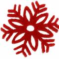 Floristik24 Vianočný sortiment filc červená 72ks