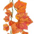 Floristik24 Girlanda z listov viniča girlanda červená oranžová jeseň L210cm