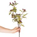 Umelá vetvička hlohu s červenými bobuľami, dekorácia, 110 cm | Floristik24.sk
