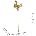 Umelá vetvička hlohu s červenými bobuľami, dekorácia, 110 cm | Floristik24.sk