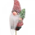 Floristik24 Dekoračný trpaslík Santa Claus ozdobné zátky vianočné 10cm 4ks