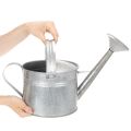 Vintage zinková krhlica, 27 cm - kvetináč do záhrady a na terasu, kovový kvetináč | Floristik24.sk