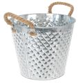 Zinkový hrniec, tvar diamantu,