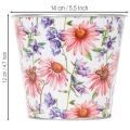Kvetináč, jarná dekorácia, kvetináč, kov, Ø14cm V12,5cm | Floristik24.sk
