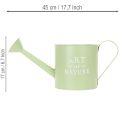 Kvetináč, dekoratívna krhlica, mätovozelený zinkový kvetináč, Ø16,5 cm | Floristik24.sk