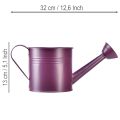 Dekoratívna krhlica, fialový kovový kvetináč, Ø13,5 cm V12,5 cm | Floristik24.sk