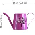 Dekoratívna krhlica na polievanie, fialový kov, boho dizajn, dizajn púpavy, výška 12 cm, 2 kusy | Floristik24.sk