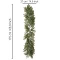 Girlanda z umelých jedľových vetvičiek pre kreatívne kvetinárstvo, 175 cm | Floristik24.sk