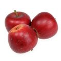 Floristik24 Deko jablká 4cm tmavočervené 6ks