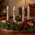 Adventné špendlíky na sviečky, čísla 1 až 4, sada 4 kusov, 4 cm, 4 kusy | Floristik24.sk
