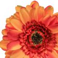 Floristik24 Umelý kvet gerbery, umelý kvet oranžový Ø11cm 50cm
