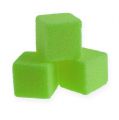 Floristik24 Mokré penové mini kocky zelené 300 kusov