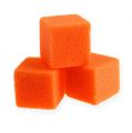 Floristik24 Mokré penové mini kocky oranžové 300 kusov