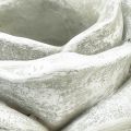 Ruža keramická dekorácia na hrob stolová dekorácia svietnik veľký Ø17cm V9cm | Floristik24.sk